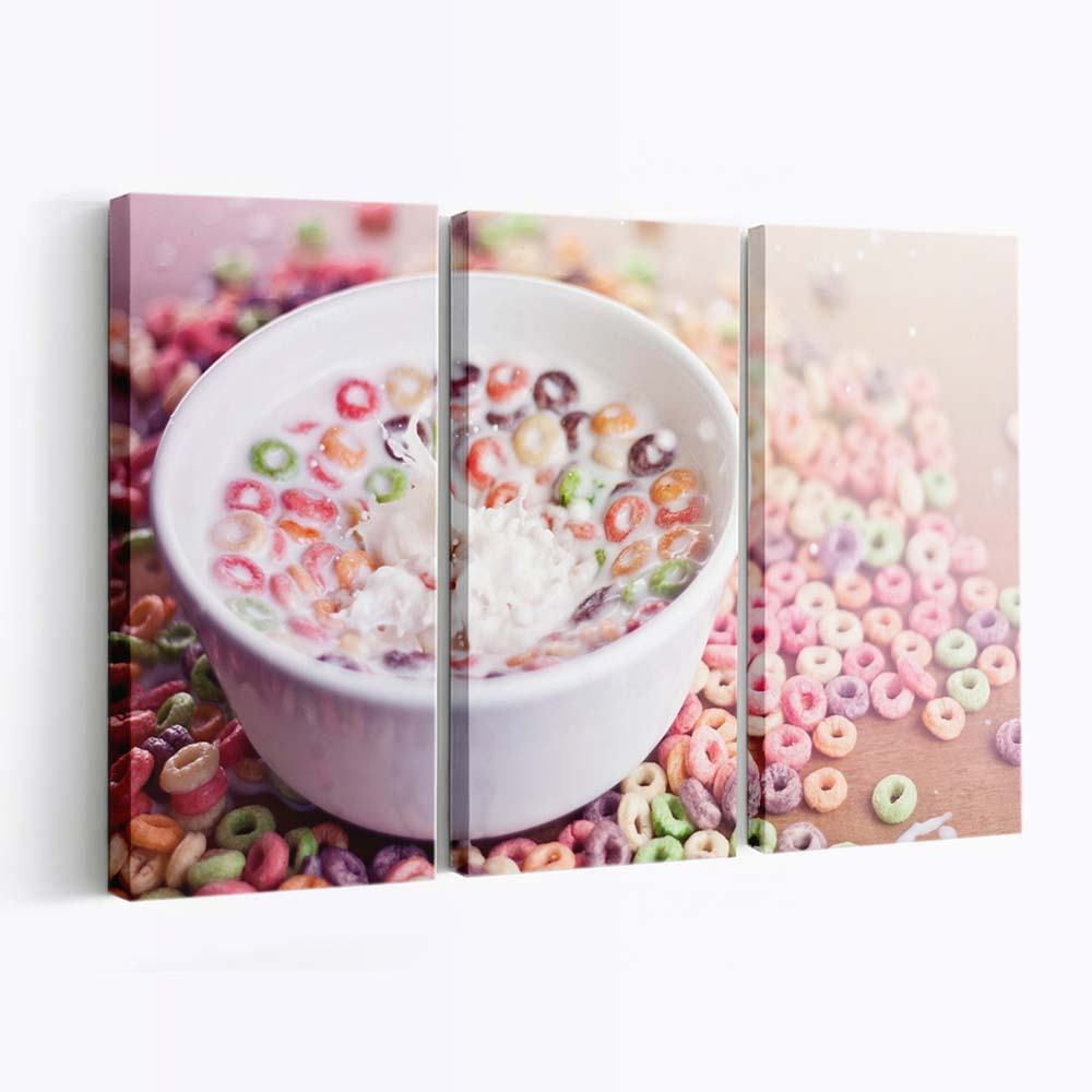 bowl of cereal and milk wallpaper